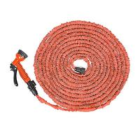 MUL-BOUTIQUE Tuyau d'Arrosage Extensible, Tuyau Rétractable Léger Et Facile à Ranger, Tuyau Extensible Pour Le Jardinage, Le Nettoyage, Embout à 7 Fonctions (orange, 10m-30m)
