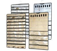 Mulaibdin Lot de 2 Organisateur de Bijoux Suspendu, Double Face Rangement Bijoux Porte, Accroche Bijoux Mural avce Crochet, Support Boucle d'Oreille, Porte Collier Presentoir Mural