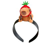 MULAIDI Capybara Serre-tête en coton pour poupée mignon et amusant pour poupée sans dents Idéal pour les fêtes et le cosplay