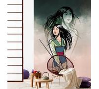 KOMAR Poster géant intissé Brave Mulan - 200 x 250 cm Multicolors G