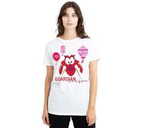 Mulan Mushu Guardian Dragon Ladies T Shirt, White, Blanc, L Femme