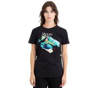 Mulan Sword in The Wind Ladies T Shirt, Black, Noir, M Femme