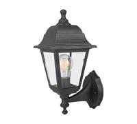 MULANDI Aplique Pared Exterior, Cuerpo Resistente y Ligero, Difusor de Vidrio, Bombilla E27 Max 25W (No Incluida), IP65 Impermeable, Lámpara Moderna para Fachadas y Terrazas