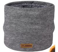 Mulapucher Thermique Tour de Cou Multifonctionnel, Écharpe Hommes Hiver Tubulaire, Toison Windstopper de Hiver Moto Running Ski Snowboard Cagoule(Gris Clair)