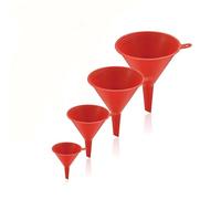 Mulbijeo 4 Pièces Mini Entonnoir Universel, BPA-Free Convient aux Aliments, Aide au Remplissage Cuisine, Entonnoir Cuisine pour Liquides Ingrédients Secs et Huile