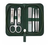 Mulbijeo Kit Manucure 7 Pièces Professionnel, Trousse Manucure Pédicure Portable En Acier Inoxydable, Outils Pour Ongles Sourcils Soins Visage, Étui Élégant