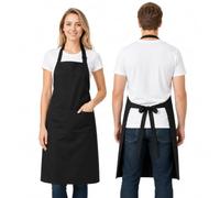 Mulbijeo Tablier Cuisine Homme, Imperméable & Antitache, Tablier Cuisine, Conception Réglable & Confortable, Poches Pratiques À Double Cloison, Tissu Résistant & Confortable