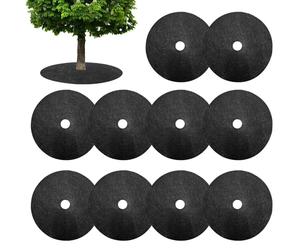 Mulchscheibe Baum Mulch Ring Mulchring Baumschutzmatte Unkrautschutzmatte Unkrautvlies Gartenvlies Garten Rund Baumschutzmatte Baumschutz Unkrautmatten Nicht Gewebt Bäume Blumen Landschaftsbau