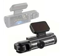 Mulcort 1080P Dash Cam, Caméra de Tableau de Bord DVR avec Double caméra Avant et intérieur, écran IPS de 3,16 Pouces, Grand Angle 170 ° Vision, Nocturne Claire Verrouillage des collisions