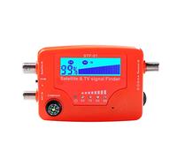 Mulcort 2 en 1 Détecteur de Satellite et TV Signal Finder,LCD Digital Satellite Finder Antenne TV portable Compteur de puissance du signal Compteur de détection de signal avec boussole Alarme Buzzer