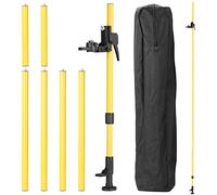 Mulcort Barre de support télescopique réglable en hauteur de 4,2 m pour niveau laser