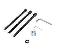 Mulcort Kit D'adaptateur D' Traversant pour Wahoo KICKR Snap en Acier | pour Moyeu de Roue Arrière 12 × 142 Mm, fraisé CNC avec Précision, Faibles Vibrations, Durable, pour Home Trainers