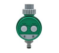 Mulcort Minuterie d'arrosage, minuterie électronique multifonctionnelle à deux cadrans, contrôleur d'arrosage automatique numérique, irrigateur de tuyau pour système d'irrigation de jardin, contrôleur