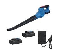 Mulcort Souffleur à feuilles sans fil 20 V - Moteur à brosse puissant de 300 W - Souffleur portable de 150 MPH - Souffleur électrique pour l'entretien de la pelouse - Souffleur à feuilles à batterie