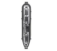 Mulcort Support d'ampoule de Lampe sans Ampoule, Panneau de feu arrière de Compatible avec Citroën Berlingo Mk2 fourgonnette (Porte Verticale arrière) 3/2012-2018, OEM 9677205180 9677205080 5186