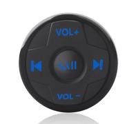 Mulcort Télécommande au Volant sans Fil BT5.0, Télécommande de téléphone Compatible avec Les appareils Android iOS, Bouton de Commande au Volant pour répondre au téléphone, Lecture de Musique