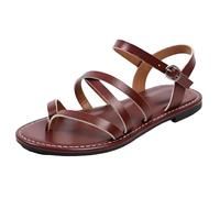 Mule Compensee Femme Été Sandales Femme Été Confortable Élégantes Pantoufles Bohème Ete Pied Large Cuir Tongs Sandales Chic Élégante 2026 Orthopédique Été Bout Ouvert Confortables Pantoufles