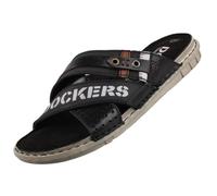 Mule Dockers by Gerli Homme Noir - Confortable tout l'été - Cuir 41