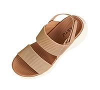 Mule Femme Été À L'avant Avec Semelle Intérieure Et Talons Hauts Sandales De Bain Sandales À Bride Arrière Femme Été Confortable Élégantes Pantoufles Bohème Ete Pied Large Cuir Tongs Chic Élégante