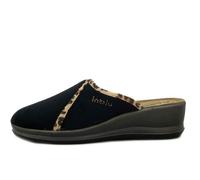 Mule Femme - INBLU - Textile - Talon compensé - Semelle Cuir 40