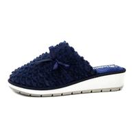 Mule Femme - INBLU - Velour - Bleu - Compensé 36