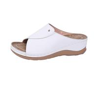 Mule Femme Sandale Confortable Chaussures Pieds Larges Chaussure Ouverte Mules Nu Été Sandales Compensées Sensibles Femmes Et Sabots Compensees Claquette Orthopédiques Orthopédique,6-Blanc,38