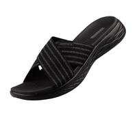 Mule femme - Skechers - on the go 600 Stunning - Confortable - Noir - Textile 36