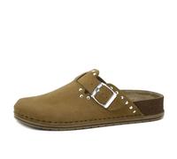 Mule Femme - WALK IN THE CITY - Noir - Cuir souple - Boucles 40