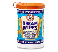 Mule Head Dream Wipes Lot de 72 lingettes nettoyantes adhésives texturées de 25,4 x 30,5 cm, résidus collants très résistants, colle, ruban adhésif, cire, sève, gomme, multi-surfaces
