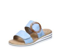 Mule - Rieker - V0692-10 - Synthétique - Plat - Bleu 38
