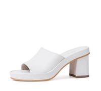 Tamaris Femme 1-1-27245-38 Chausson, Cuir Blanc, 39 EU