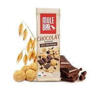Mulebar - Barre Protéinée Vegan au Chocolat - 40 g - Snack Protéiné Végétal, Gourmand et Idéal pour le Sport & le Quotidien Fabriquée en France