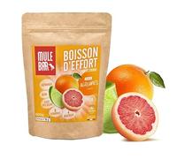 MULEBAR - Boisson De L'Effort En Poudre - Agrumes - Boisson Isotonique - Antioxydant - 8 Vitamines - 4 Minéraux - Facile À Digérer - Fabriqué En France - 600gr