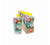 MULEBAR - Boite De 10 Compotes Energétiques - Ananas Coco - Antioxydant - Riche En Fibre - Facile À Digérer - 100% Naturel Et Sans Gluten - Fabriqué En France - 65gr