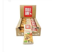 MULEBAR - Boite De 15 Barres Energétiques - Abricot Pecan - Texture Moelleuse - Facile À Digérer - ingrédients 100% Naturels, Bio et Vegan - Fabriqué En France - 40gr