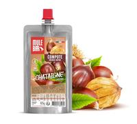 MULEBAR - Compote Énergétique Bio - Châtaigne - Énergie Rapide Sport (Cyclisme, Trail, Running) - Format Nomade - Vegan, Sans Gluten - 65g