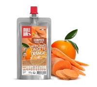 MULEBAR - Compote Énergétique Bio - Patate douce, Orange & Carotte - Énergie Rapide Sport (Cyclisme, Trail, Running) - Format Nomade - Vegan, Sans Gluten - 65g