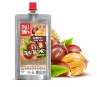 Mulebar - Compote Energétique Sport - châtaigne - 65g - Vegan - Sans Gluten - Refermable - Fabriquée en France