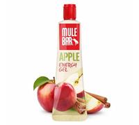 MULEBAR - Gel Énergétique Sport Pomme - Apport Rapide en Énergie - Facile à Digérer - 100% Naturel & Sans Gluten - Tube Refermable et Réutilisable - Idéal Running, Trail, Triathlon