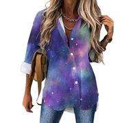 MULERN Rêve Imprimée Chemisier Femme Manche Longue