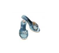 Mules a talon haut Princesse des neiges bleu glitter 24 25P