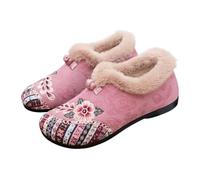 Mules à talon pour femme - Chaussures de loisirs - Broderie - Bateau de | Chaussons d'hiver pour homme - Antidérapantes - Bottes de neige - Chaudes - Doublées