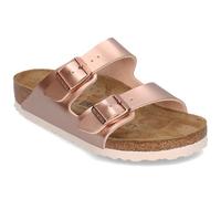 BIRKENSTOCK Arizona Enfants BS Électrique Métallique Unisexe Sandal Argent UK 3