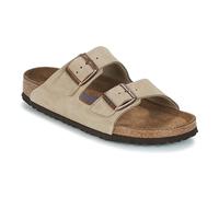 Mules Birkenstock Arizona Cuir Suede Soft Footbed W Taupe - 38 Beige