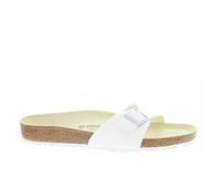 Mules Birkenstock Madrid Homme - BIRKENSTOCK - Blanc - Semelle ergonomique en cuir 46