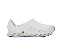 Mules blanches pour femme SCHOLL EVOFLEX - talon plat de 3 cm - à enfiler - bout rond 40