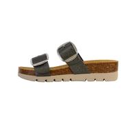 Mules Compensée Cuir Plakton Combarro - Noir 38