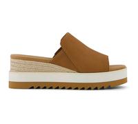 Mules compensées cuir femme Toms Diana Marron 35,5
