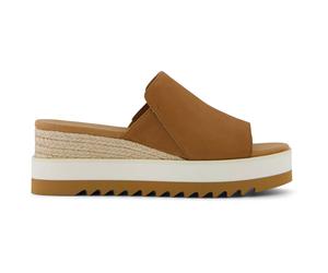Mules compensées cuir femme Toms Diana Marron 41