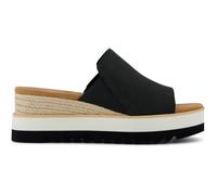 Mules compensées cuir femme Toms Diana Noir 38,5